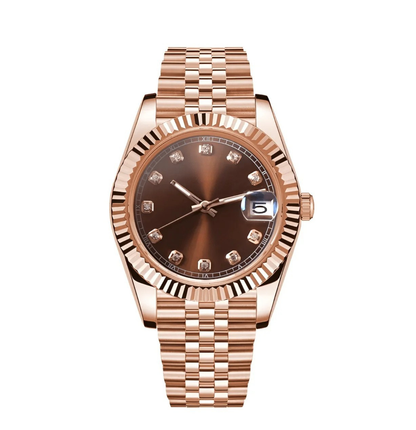 BROWN DIAMOND DIAL ROSEGOLD SEIKJUST