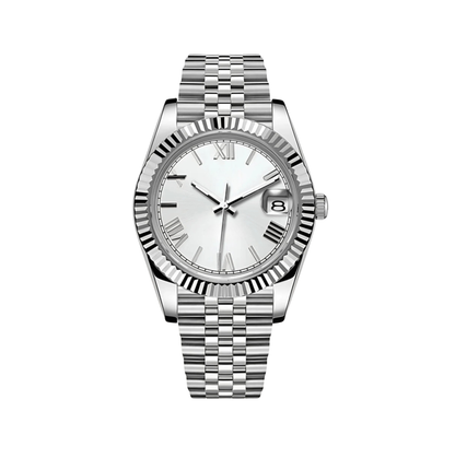 WHITE ROMAN DIAL STEEL SEIKJUST