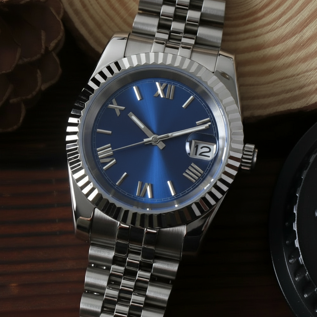 BLUE ROMAN DIAL STEEL SEIKJUST