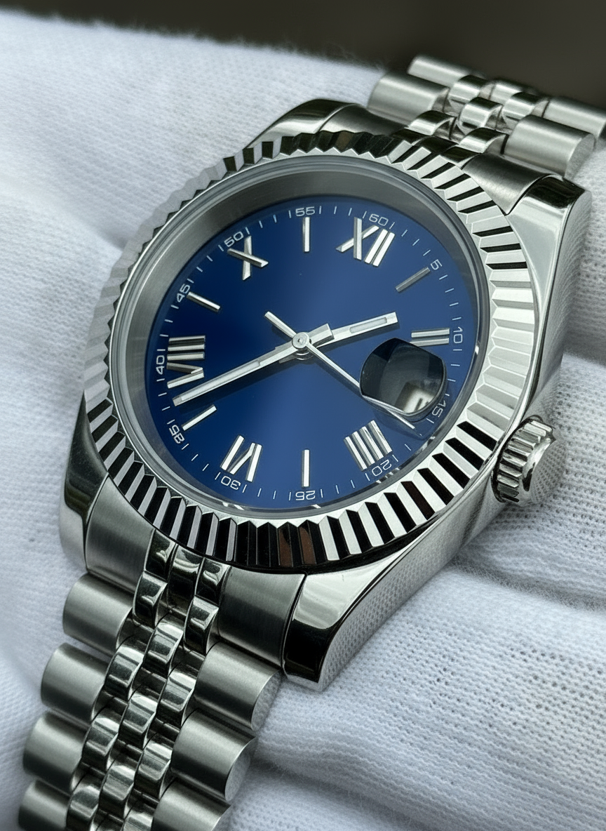 BLUE ROMAN DIAL STEEL SEIKJUST