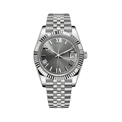 GREY ROMAN DIAL STEEL SEIKJUST