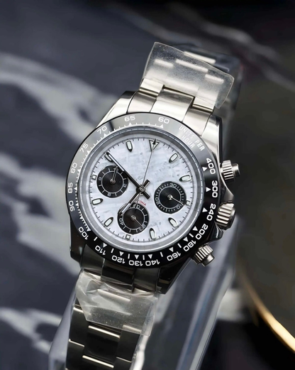 PANDA TEXTURE CLASSIC DIAL STEEL OYSTER ST