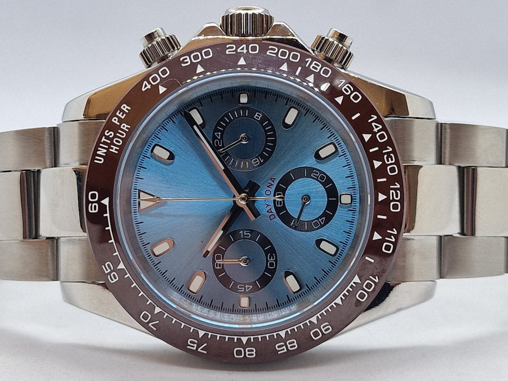 ICE BLUE CERAMIC BEZEL CLASSIC DIAL STEEL OYSTER ST