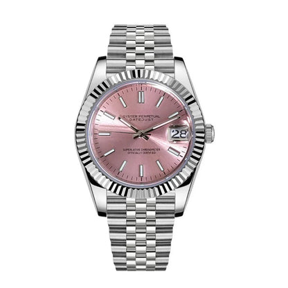 PINK Classic Dial Steel Automatic