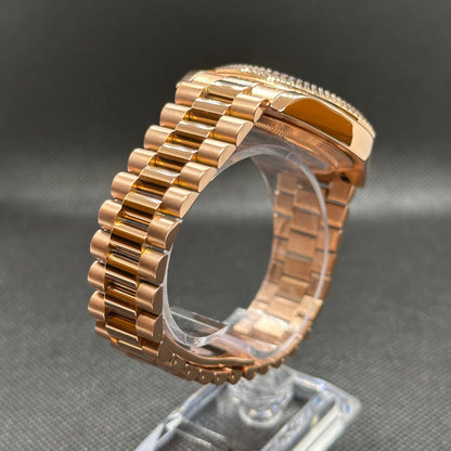 OLIVE ROSE GOLD SEIKDATE PRESIDENTAL