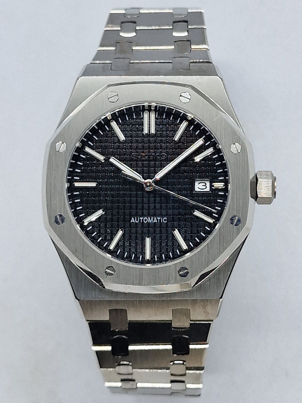 STEEL BLACK SEIKO MOD ROYAL SEIKOAK