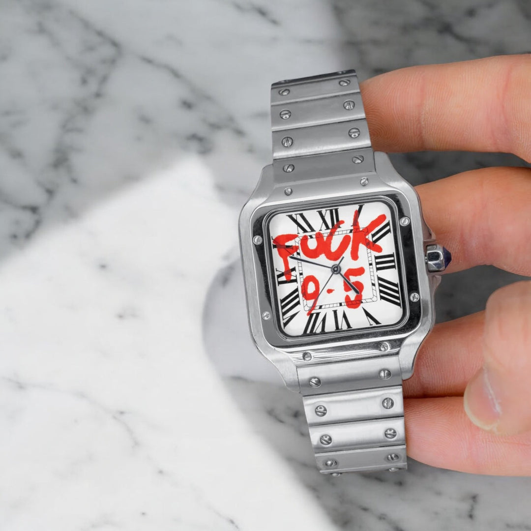 Cadran arabe gris, acier, automatique – Édition Seikmod Lux ​​| Verre saphir | Acier 316L 