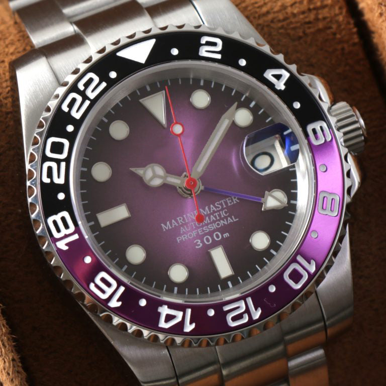 PURPLE STEEL OYSTER Seiko Mod SEIKOMARINER