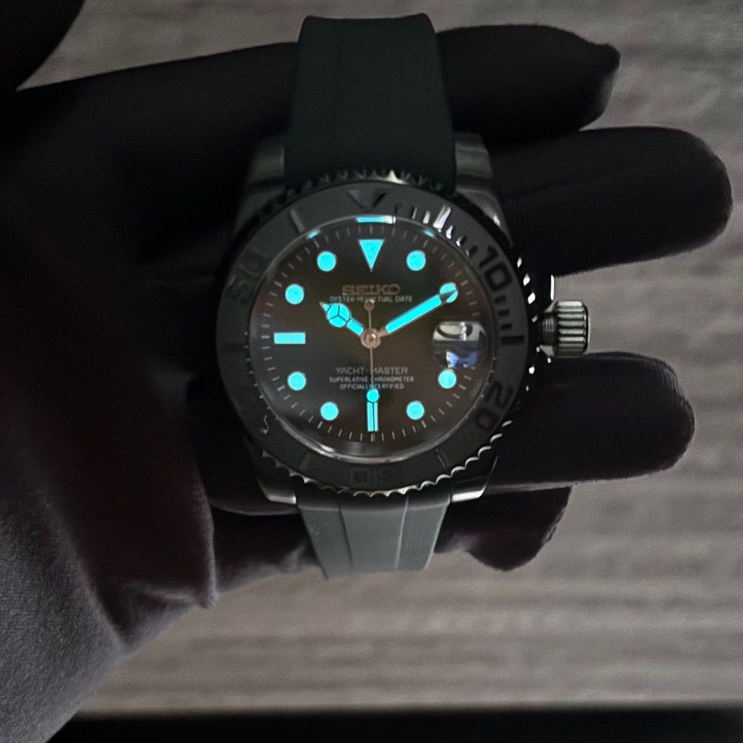 ساعة سيكمود لوكس إيديشن، مينا عربية رمادية، أوتوماتيكية من الفولاذ | كريستال ياقوتي | فولاذ 316L 