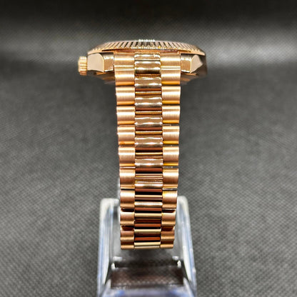 OLIVE ROSE GOLD SEIKDATE PRESIDENTAL