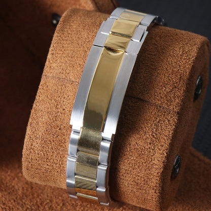 WHITE CLASSIC DIAL DOLD / STEEL OYSTER SEIKTONA