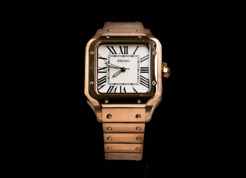 ساعة سيكمود لوكس إيديشن، مينا عربية رمادية، أوتوماتيكية من الفولاذ | كريستال ياقوتي | فولاذ 316L 