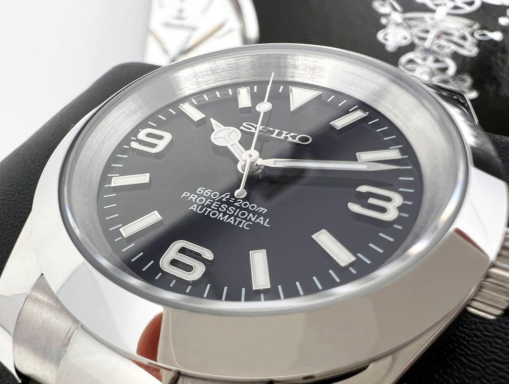 BLACK OYSTER STEEL SEIKO MOD SEIKJUST