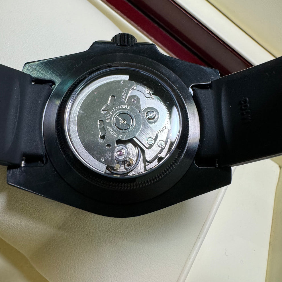 Cadran arabe gris, acier, automatique – Édition Seikmod Lux ​​| Verre saphir | Acier 316L 