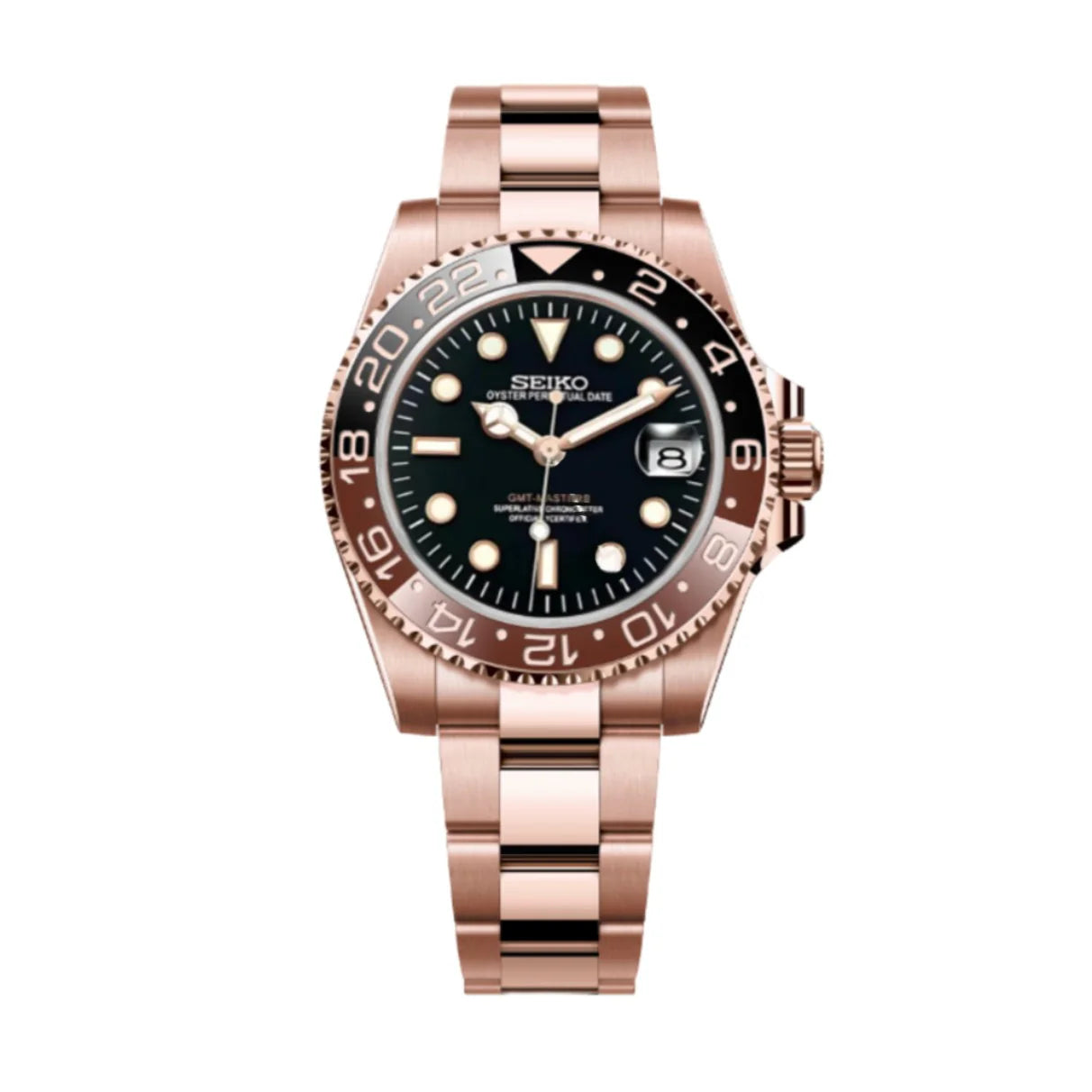 ساعة سيكمود لوكس إيديشن، مينا عربية رمادية، أوتوماتيكية من الفولاذ | كريستال ياقوتي | فولاذ 316L 