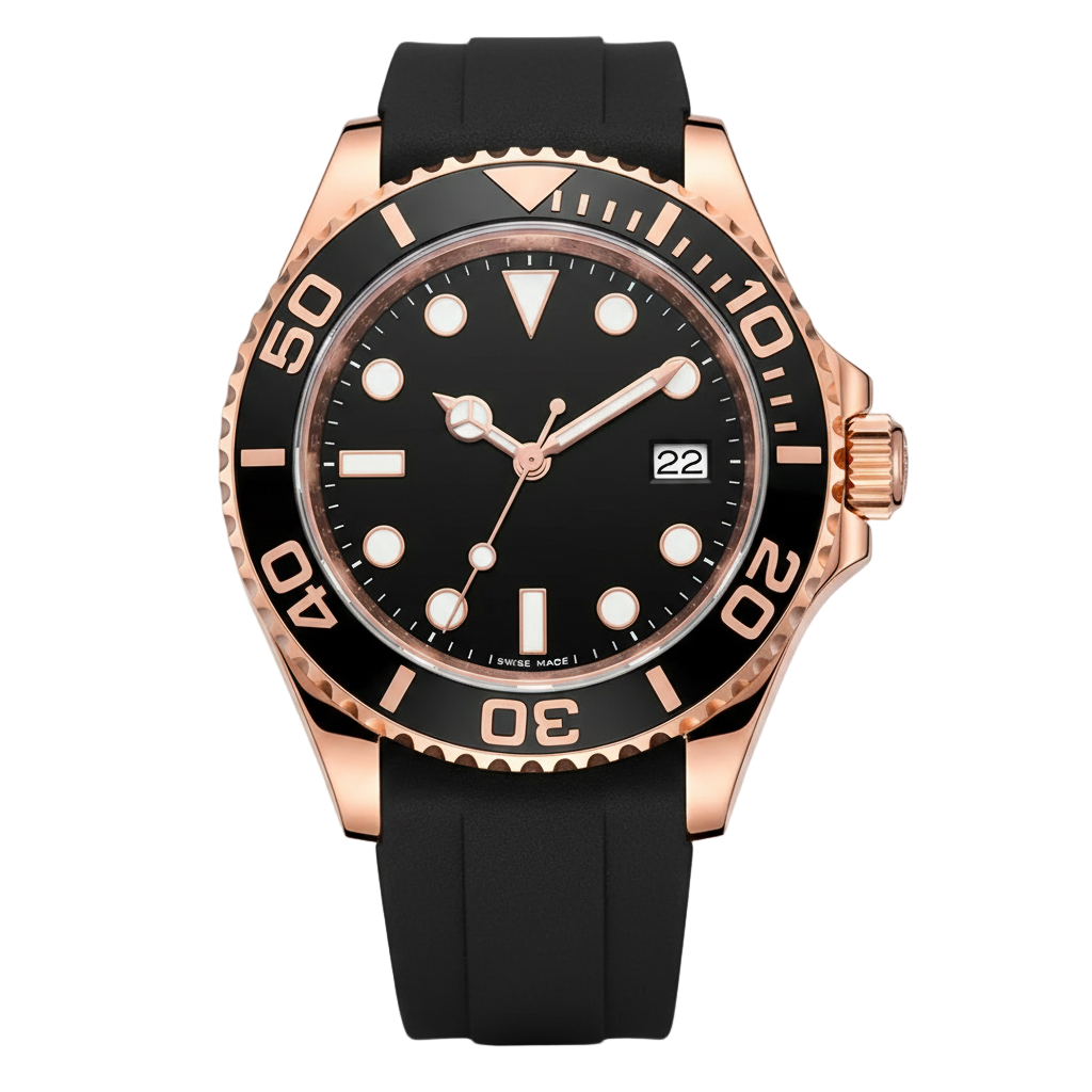 Cadran arabe gris, acier, automatique – Édition Seikmod Lux ​​| Verre saphir | Acier 316L 