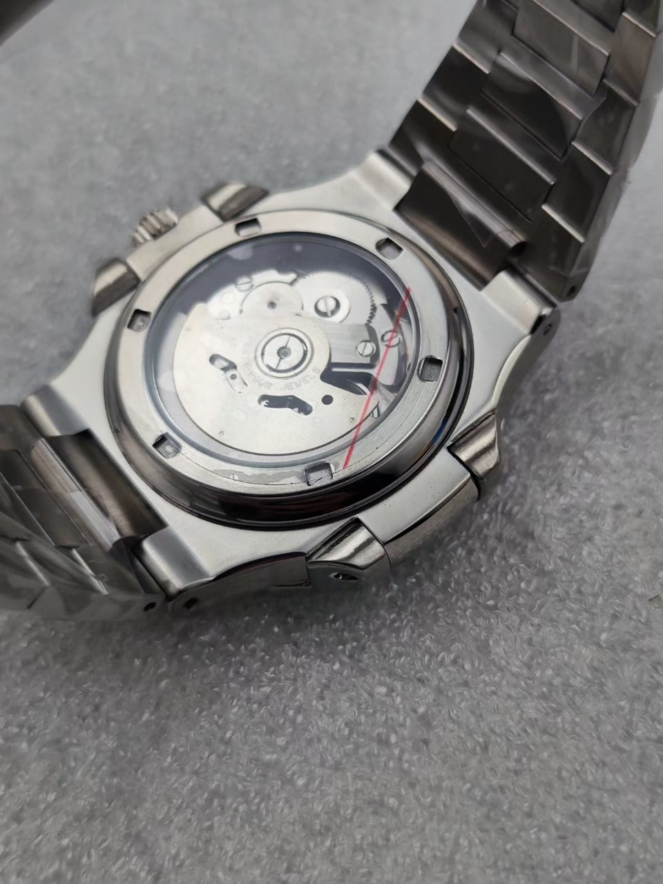 tiffany open heart seiko mod nautiko bracelet detail