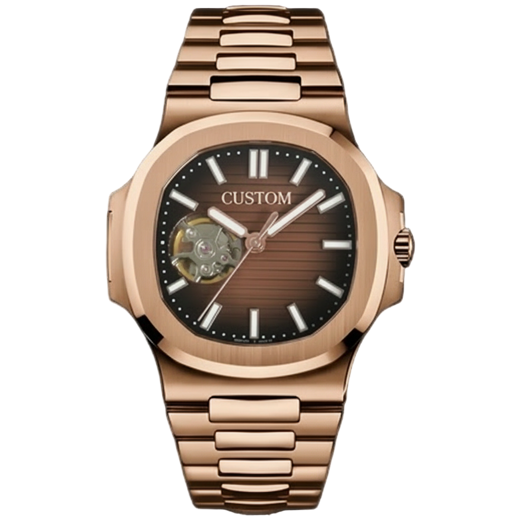 ساعة سيكمود لوكس إيديشن، مينا عربية رمادية، أوتوماتيكية من الفولاذ | كريستال ياقوتي | فولاذ 316L 