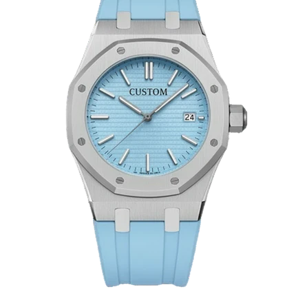 ICE BLUE RUBER STRAP SEIKO MOD ROYAL SEIKOAK