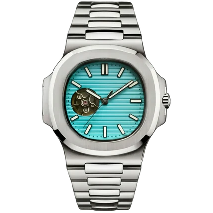 Cadran arabe gris, acier, automatique – Édition Seikmod Lux ​​| Verre saphir | Acier 316L 