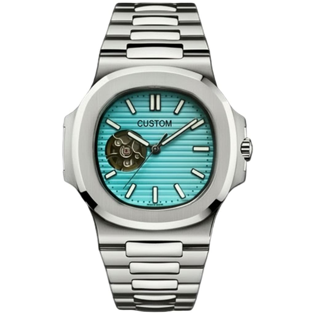 Cadran arabe gris, acier, automatique – Édition Seikmod Lux ​​| Verre saphir | Acier 316L 