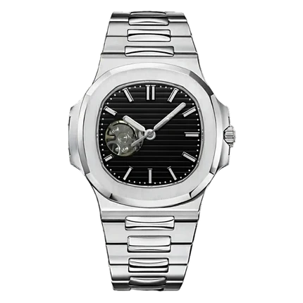 ساعة سيكمود لوكس إيديشن، مينا عربية رمادية، أوتوماتيكية من الفولاذ | كريستال ياقوتي | فولاذ 316L 