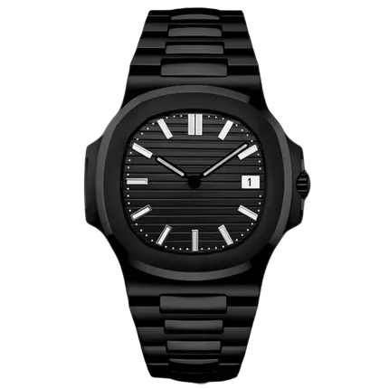 BLACK ON BLACK CLASSIC DIAL Seiko Mod NAUTIKO