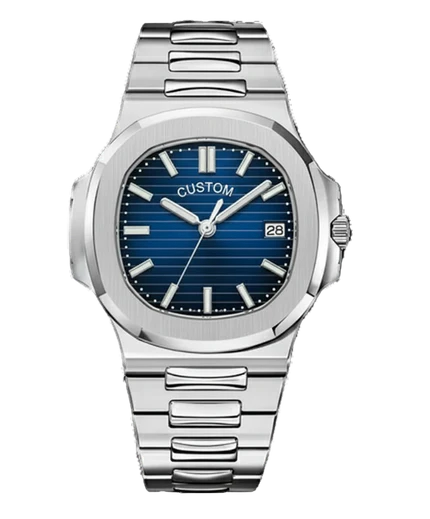 STEEL BLUE CLASSIC DIAL Seiko Mod NAUTIKO