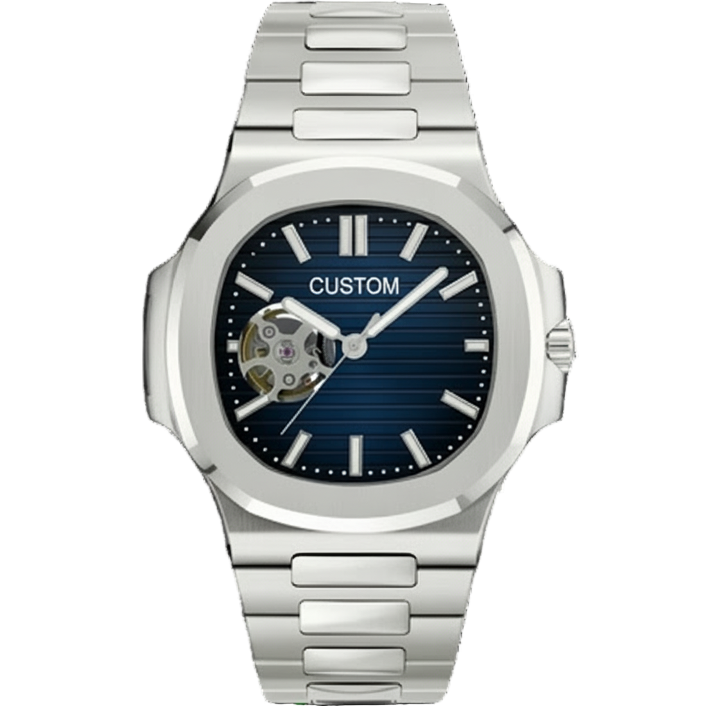 ساعة سيكمود لوكس إيديشن، مينا عربية رمادية، أوتوماتيكية من الفولاذ | كريستال ياقوتي | فولاذ 316L 