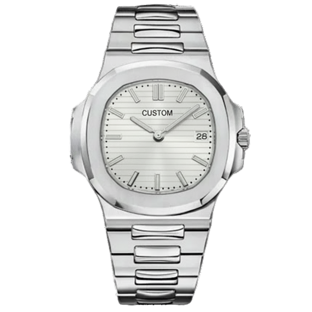 ساعة سيكمود لوكس إيديشن، مينا عربية رمادية، أوتوماتيكية من الفولاذ | كريستال ياقوتي | فولاذ 316L 