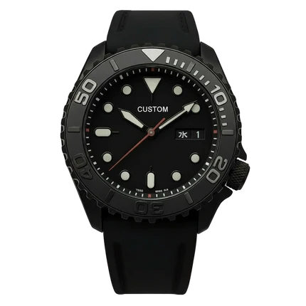 Cadran arabe gris, acier, automatique – Édition Seikmod Lux ​​| Verre saphir | Acier 316L 