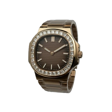 Cadran arabe gris, acier, automatique – Édition Seikmod Lux ​​| Verre saphir | Acier 316L 