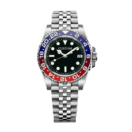 PEPSI STEEL Jubilee / OYSTER Seiko Mod GMTEIKO