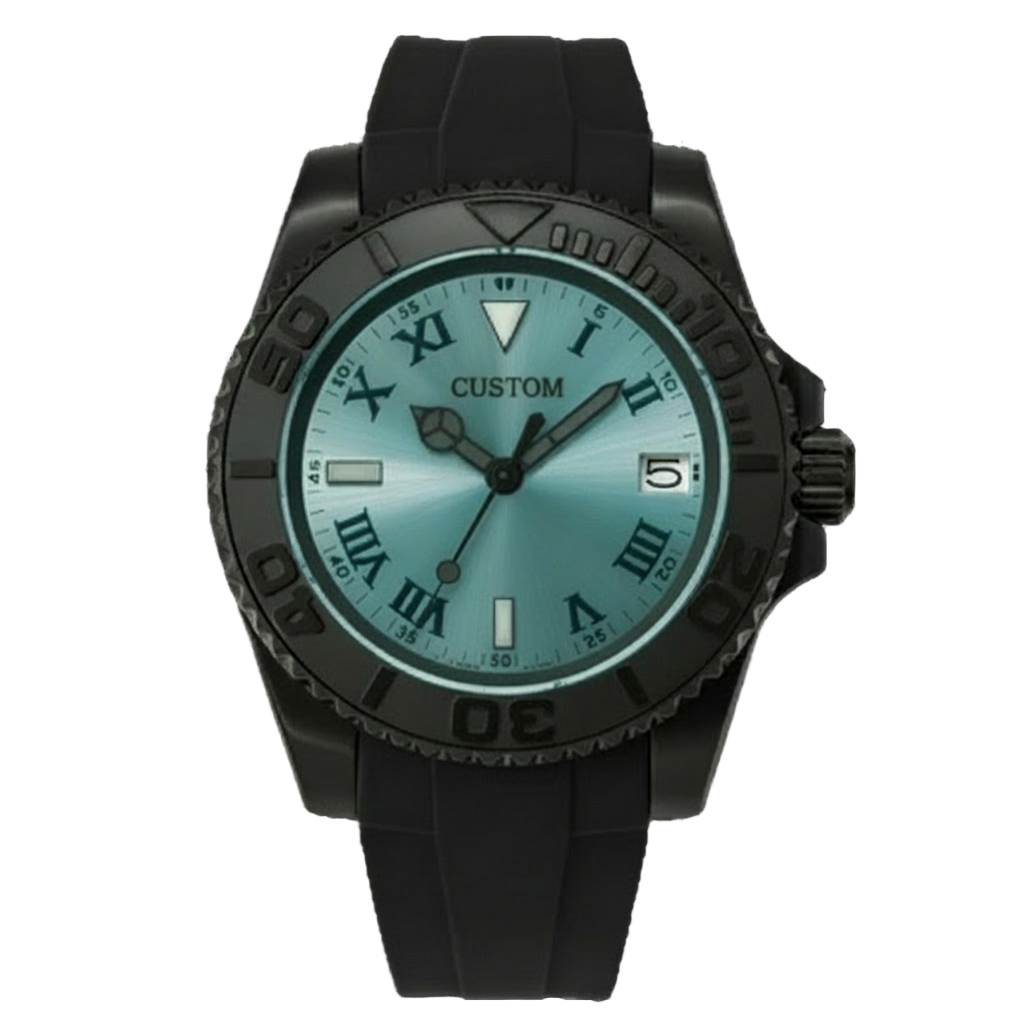 Cadran arabe gris, acier, automatique – Édition Seikmod Lux ​​| Verre saphir | Acier 316L 