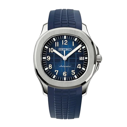 Cadran arabe gris, acier, automatique – Édition Seikmod Lux ​​| Verre saphir | Acier 316L 