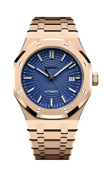 ROSE GOLD NAVY SEIKO MOD ROYAL SEIKOAK