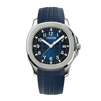 Cadran arabe gris, acier, automatique – Édition Seikmod Lux ​​| Verre saphir | Acier 316L 