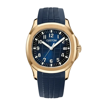 ساعة سيكمود لوكس إيديشن، مينا عربية رمادية، أوتوماتيكية من الفولاذ | كريستال ياقوتي | فولاذ 316L 