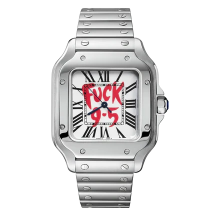 Cadran arabe gris, acier, automatique – Édition Seikmod Lux ​​| Verre saphir | Acier 316L 