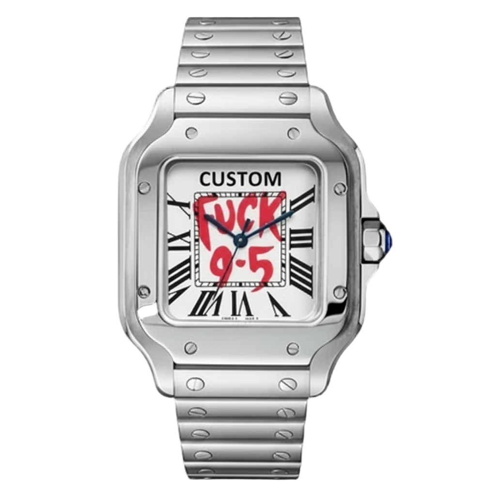 Cadran arabe gris, acier, automatique – Édition Seikmod Lux ​​| Verre saphir | Acier 316L 