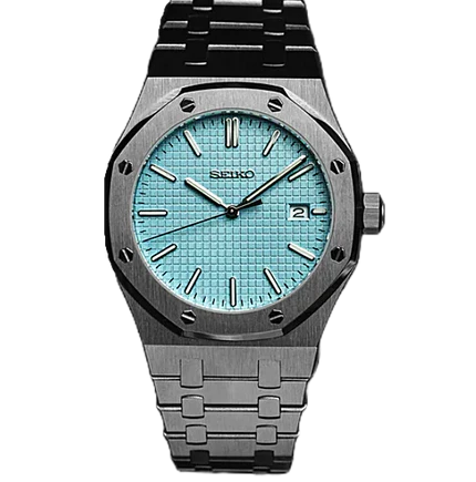 STEEL ICE BLUE SEIKO MOD ROYAL SEIKOAK