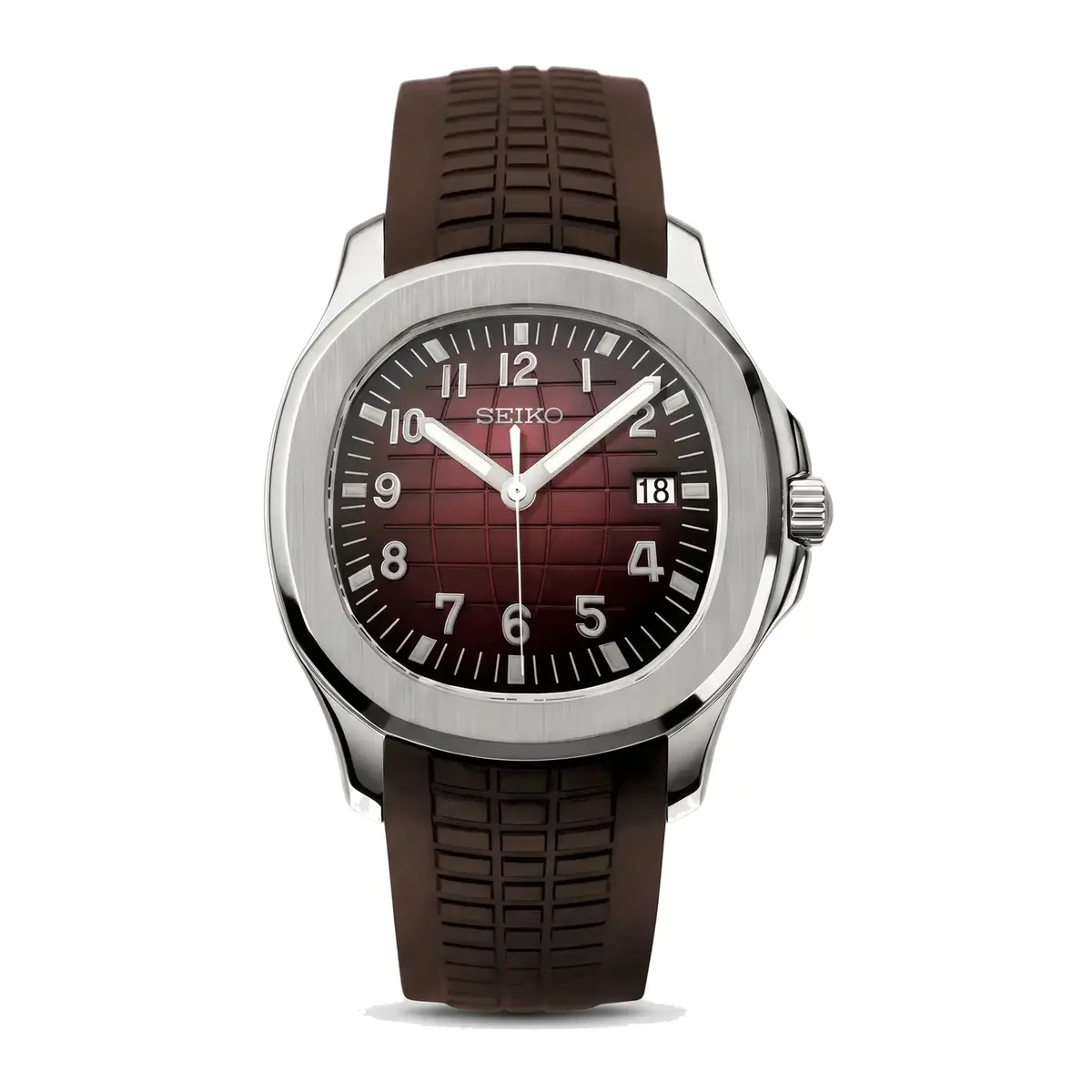 Seiko Mod Uhr AQUA MOD - BRAUN β MedoMods