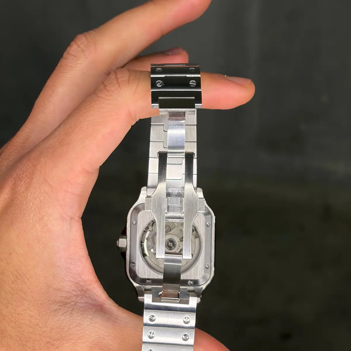 SEIKTOS MOD - SKELETON – vista posteriore con chiusura aperta