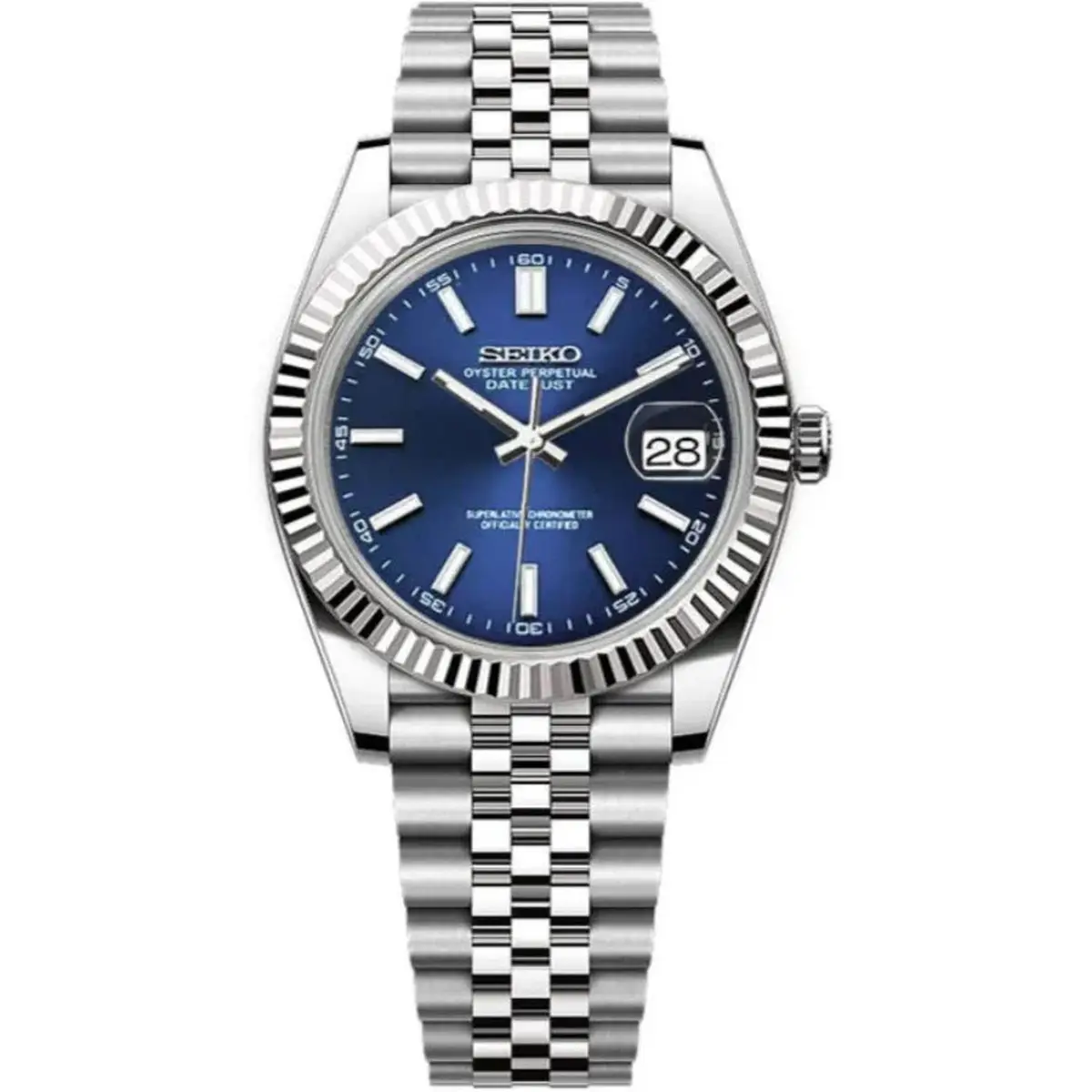 Seiko Mod Uhr CLASSIC MOD - DUNKELBLAU – MedoMods