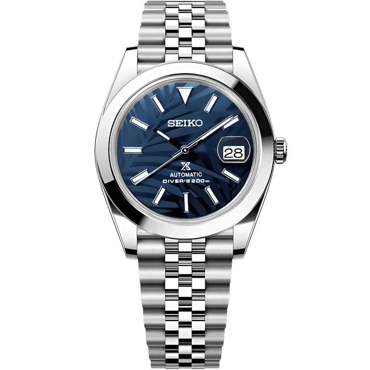Seiko Mod Uhr CLASSIC MOD - PALMBLATT – Ansicht 2 – MedoMods