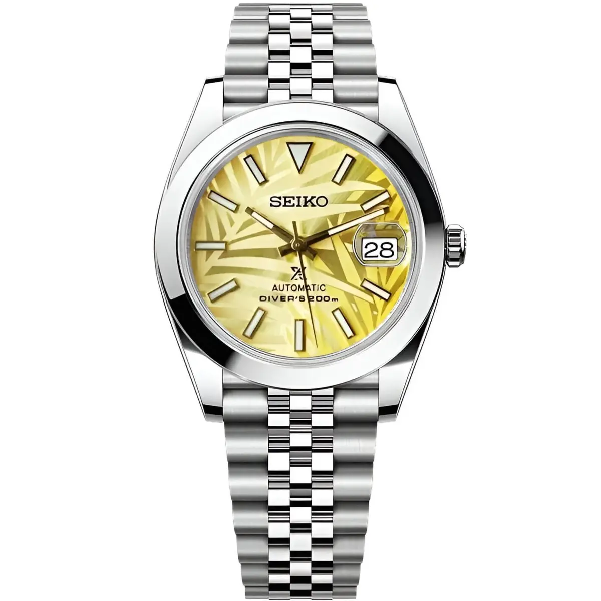 Seiko Mod Uhr CLASSIC MOD - PALMBLATT – Ansicht 4 – MedoMods