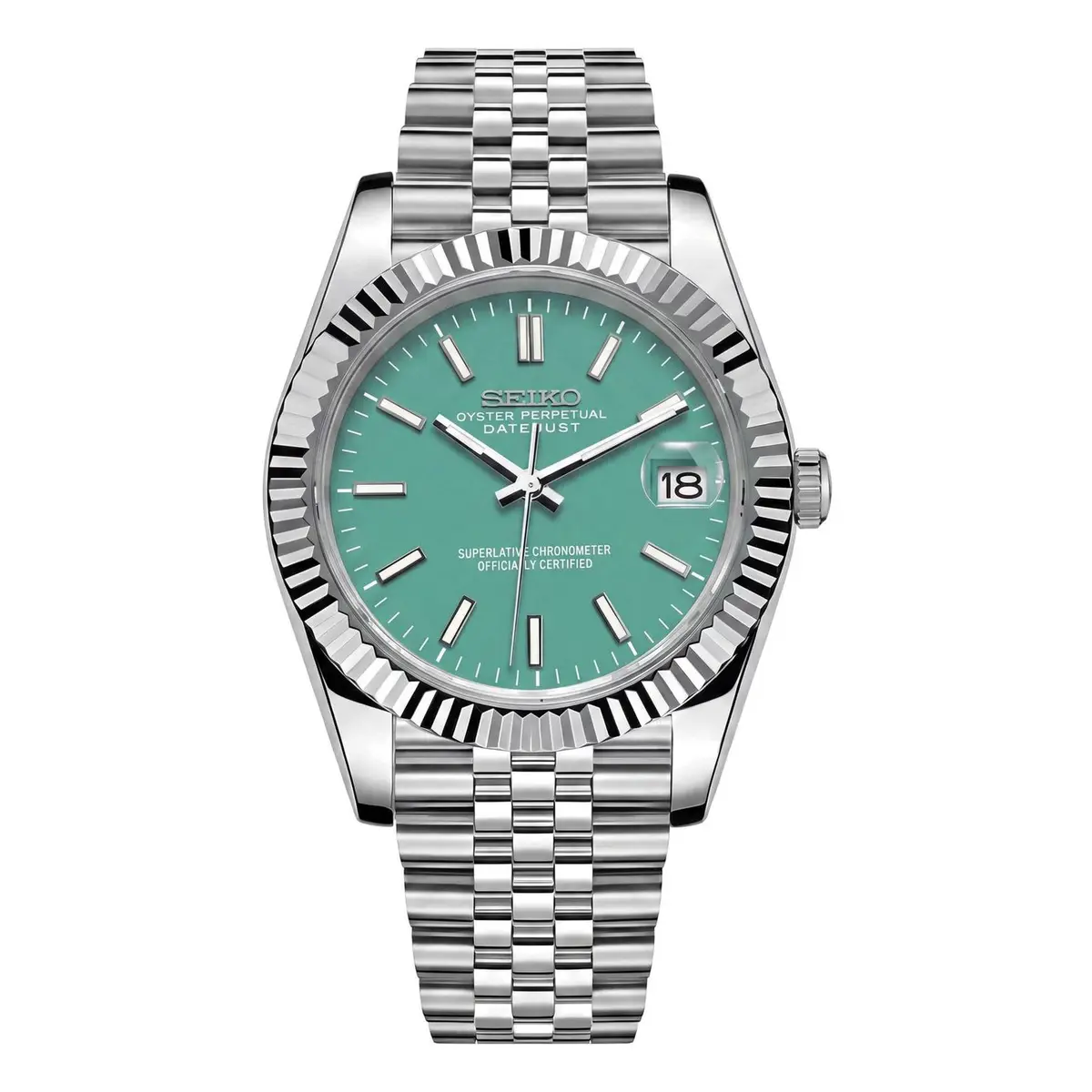 Seiko Mod Uhr DATE MOD CLASSIC JADE – MedoMods