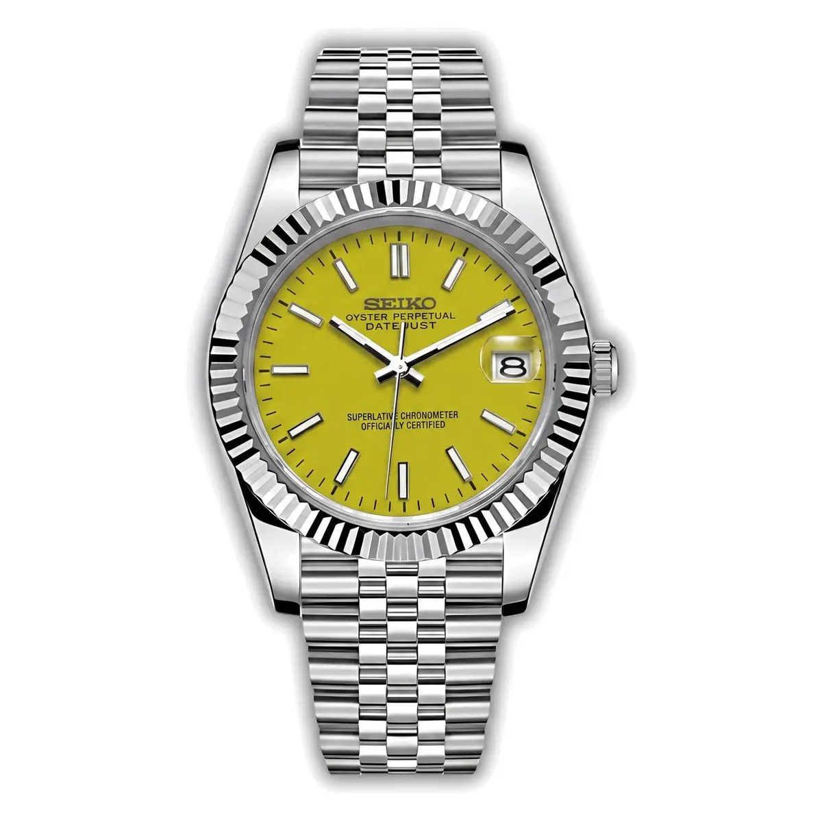 Seiko Mod Uhr DATE MOD CLASSIC LIMETTE – MedoMods