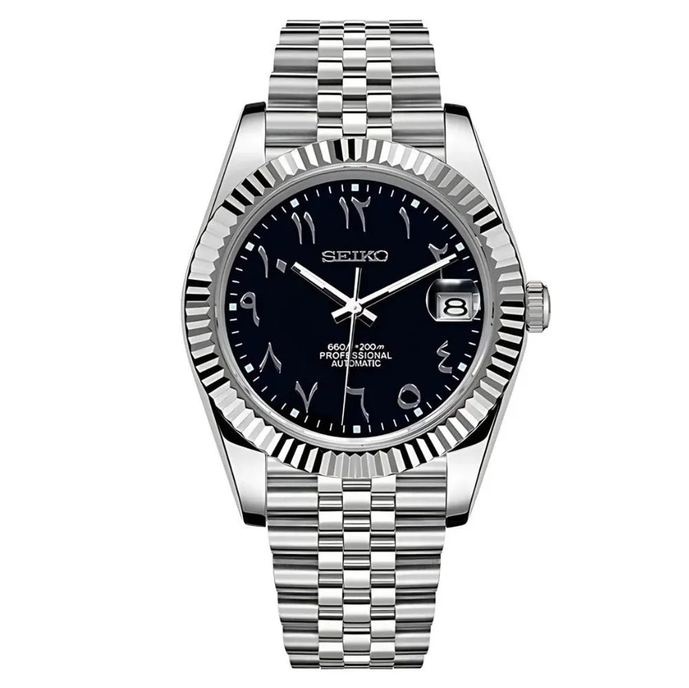 DATE MOD CLASSIC MOD – SCHWARZ, ARABISCHE ZIFFERN