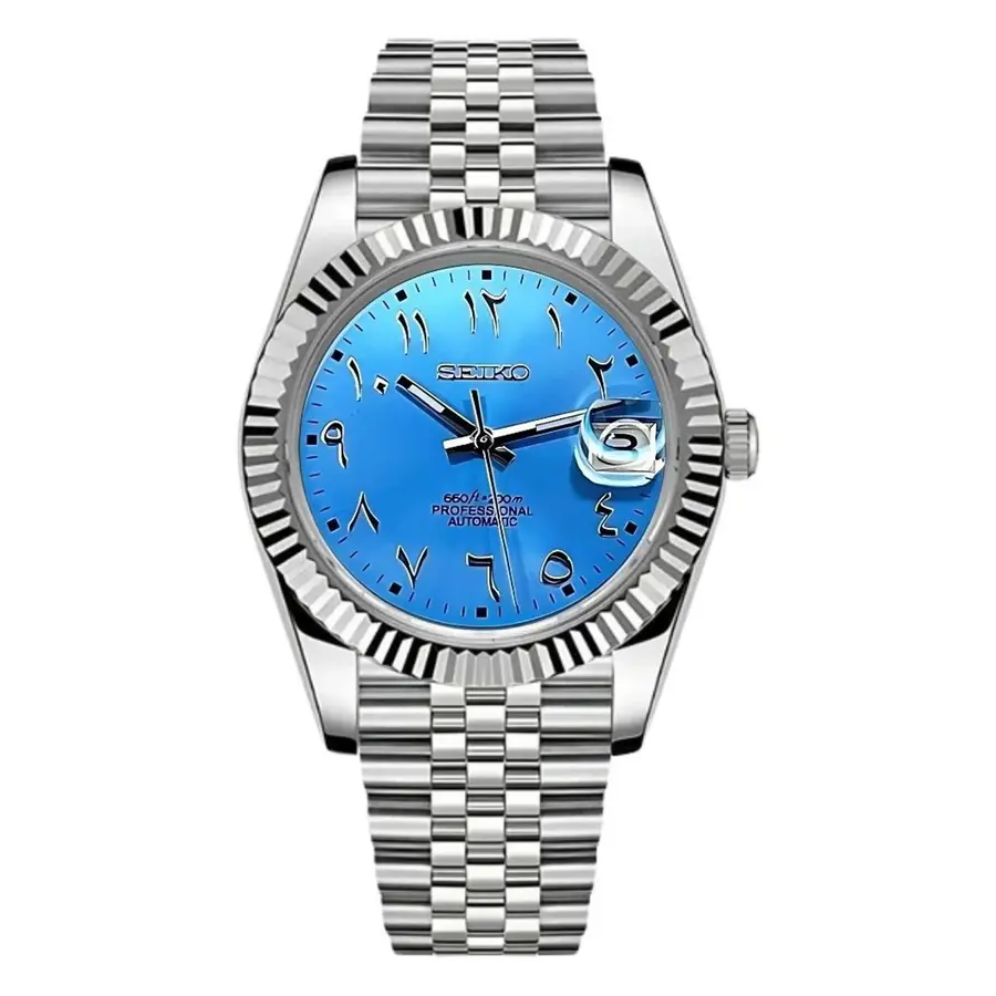 DATE MOD CLASSIC MOD – BLAU, ARABISCHE ZIFFERN